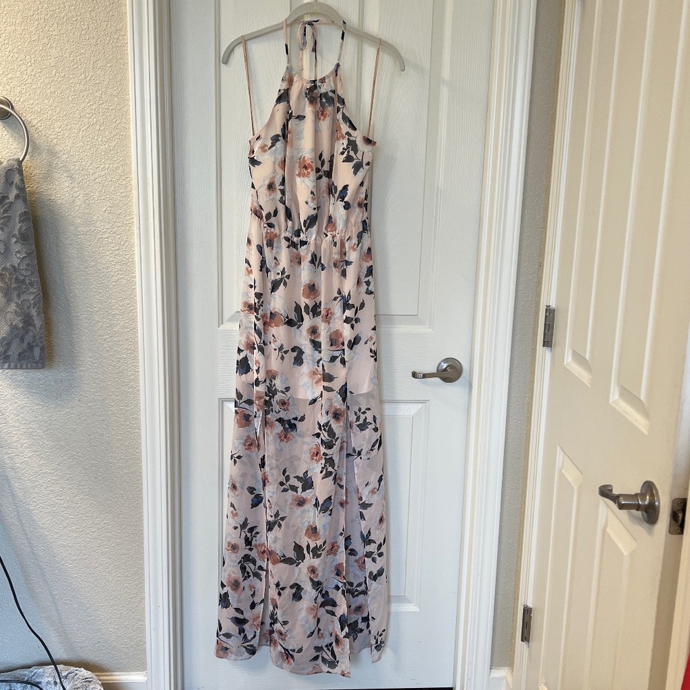 Ali & Jay Pink Flower Dress Medium